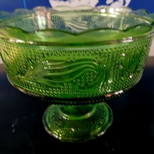 Green Glass Bowl